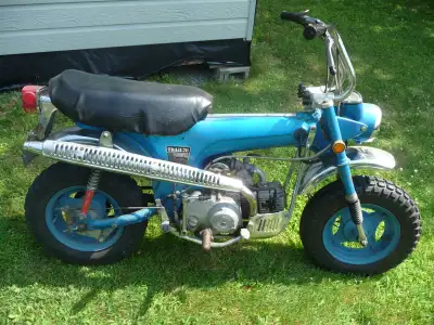 HONDA CT 70, 1971 entreposé depuis plusieurs années, projet. Remis en fonction pour vente. Tout est...