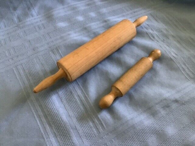 Two Vintage Solid Wood Rolling Pins in Arts & Collectibles in Belleville