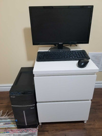 Acer 1tb desktop and monitor 