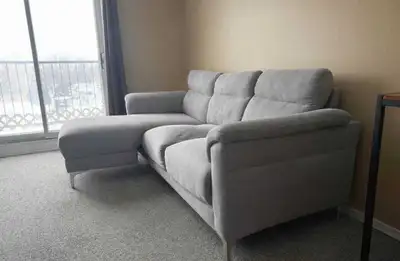 Sectional Couch Grey, View more