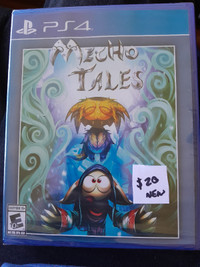 MECHO TALES  PS4 - NEW CONDITION IN ORIGINAL PLASTIC WRAPPING