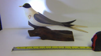 Wood Carving of a Bird