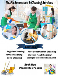 Mr. Fix Renovation and cleaning services 