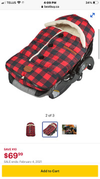 JJ Cole Bundle Me Buffalo Plaid