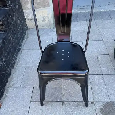 Black Metal Dining Chairs, View more