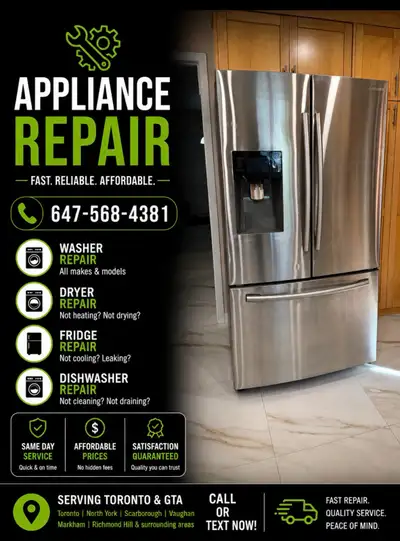 Refrigerator and Fridge Repairs, View more