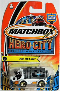 Matchbox 1/64 Milk Moo-ver Cow Truck Diecast