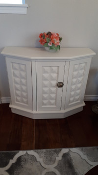Shabby Chic Vintage Entryway Cabinet TV Stand Coffee Bar
