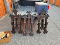 Vintage large wall sconces for large candles, Gothic mediavel ch