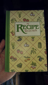 My recipe collection book. New. Document your recipes.$5