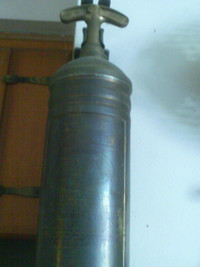 Vtg. Brass Extinguisher