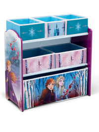 Frozen  6 Bin Design and Store Toy Organizer