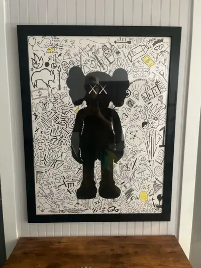 Kaws art 2x4 ft , View more