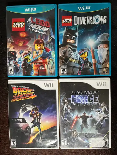 Rare Nintendo WiiU Wii Games WiiU Lego the Movie = $10 Lego Dimensions (Game Only) = $10 Wii Back to...