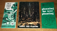 1960's 70's Tree Planting Booklets Department of Lands Forests