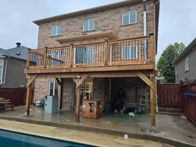 Trentlakesbuildinggroup We specializes in all types of decks installation building professional, fen...