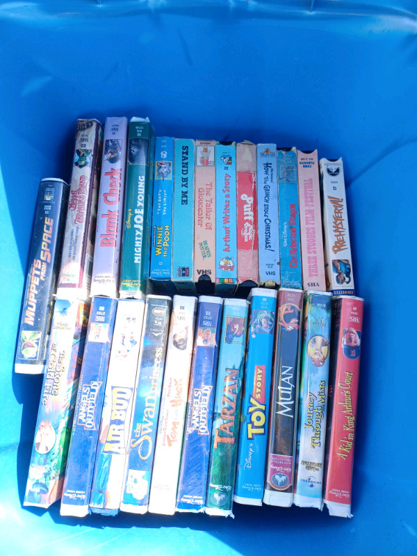 Vhs and DVD movies
 for sale  