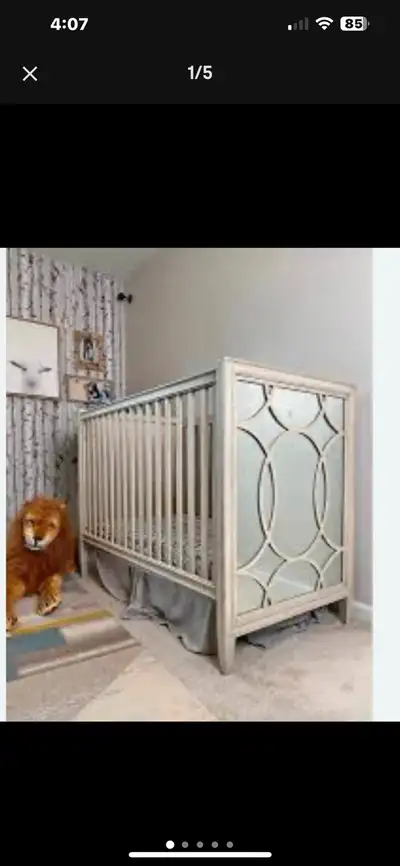 Restoration Hardware New condition Crib and conver bed, View more