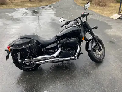 2014 Honda shadow 750, New Tires, stored indoors, saddle bags included, safety inspected this year.