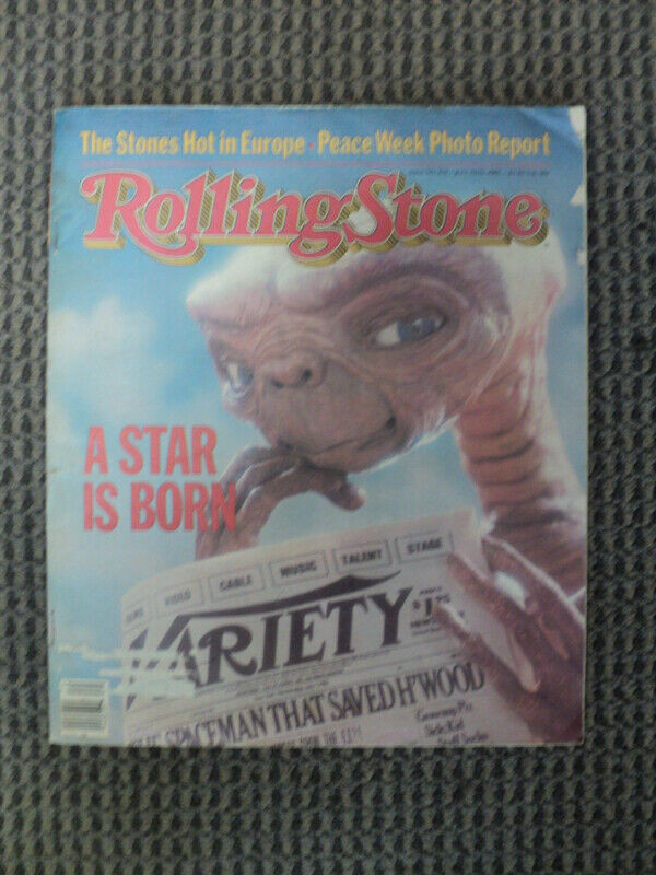 Vintage ET The Extra Terristrial Rolling Stone Magazine 1982 in Arts & Collectibles in St. Catharines