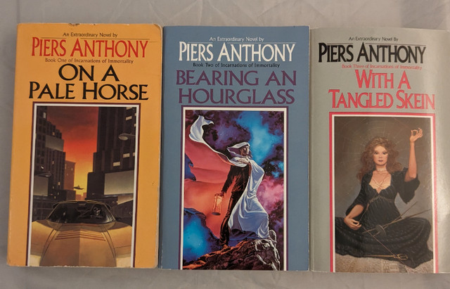 Incarnations of Immortality series (1-7) by Piers Anthony in Fiction in Oakville / Halton Region