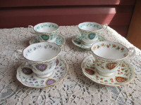 Collection of Royal Albert Cups & Saucers --Cameo Series