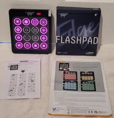 FlashPad Edge Handheld Game with Lightshow & 13 Games - Winfield