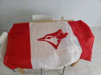Red Toronto Blue Jay's wearable flag