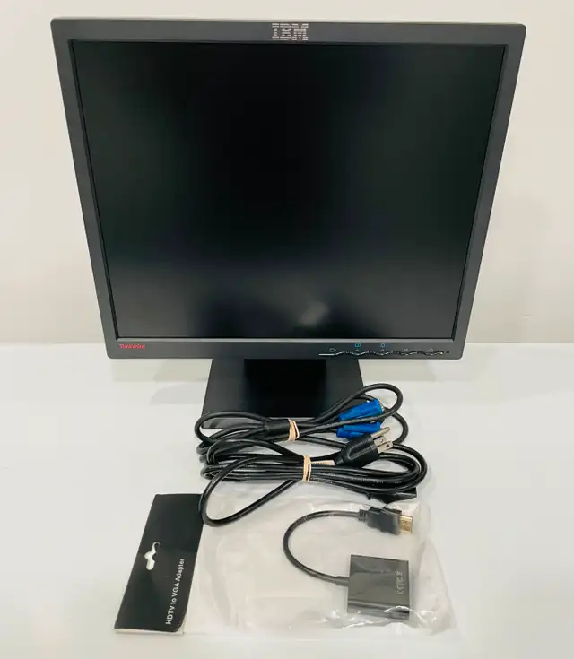 IBM (Lenovo) Vintage/Retro ThinkVision L170 Monitor, HDMI Cable62854391887617124