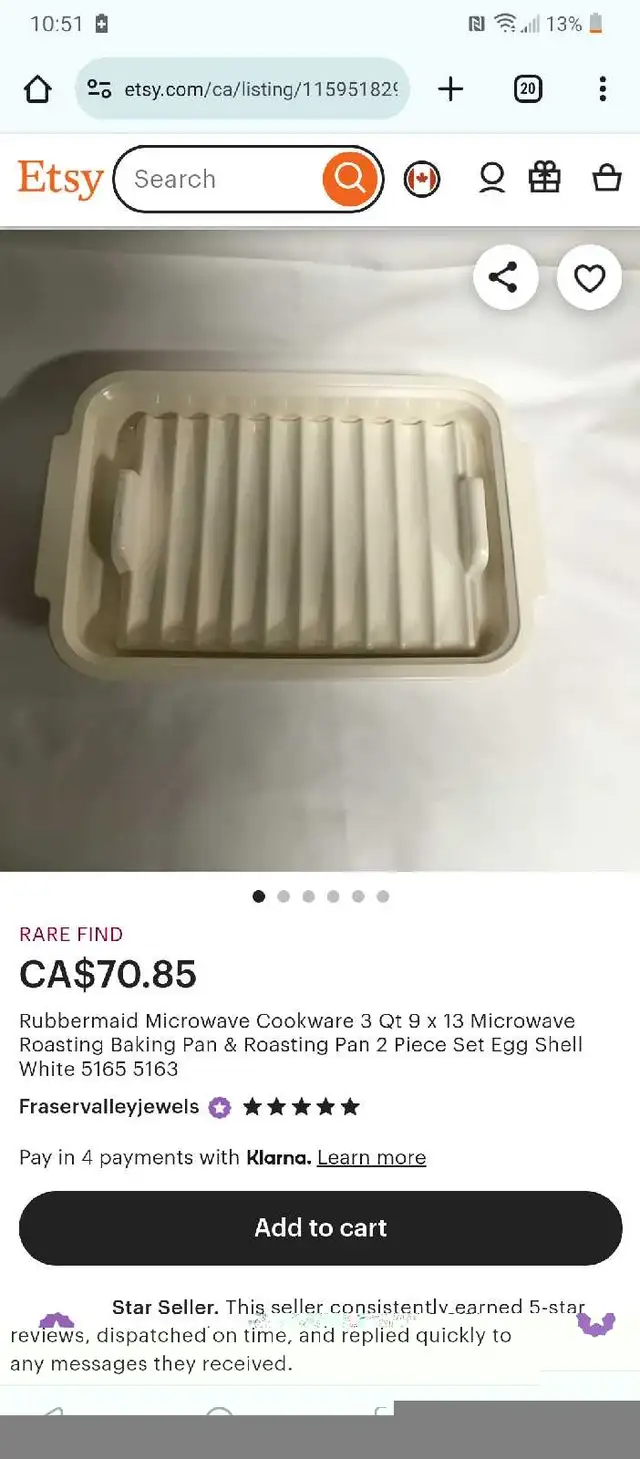 Rubbermaid Microwav Cookware 3QT Casserole cake pan baking grill in Kitchen & Dining Wares in Calgary - Image 3