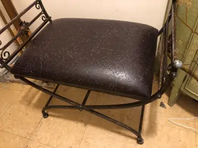Wrought Iron Bench, View more