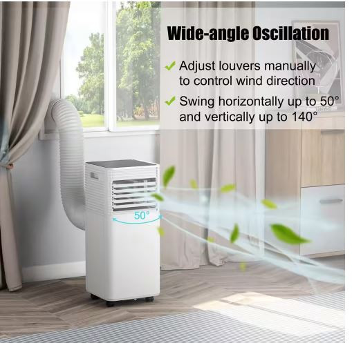 8000 BTU (ASHRAE) Portable Air Conditioner 3-in-1 Air Cooler wit in Heaters, Humidifiers & Dehumidifiers in Kitchener / Waterloo - Image 2