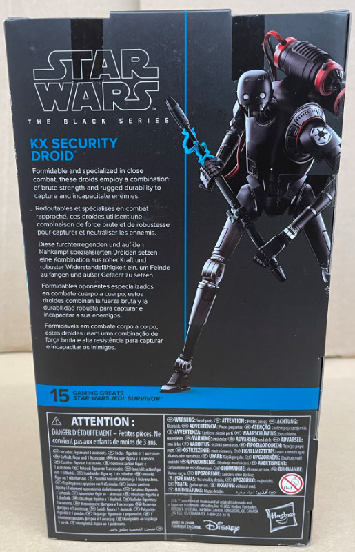 Star Wars The Black Series Gaming Greats 15 KX Security Droid in Toys & Games in Regina - Image 2