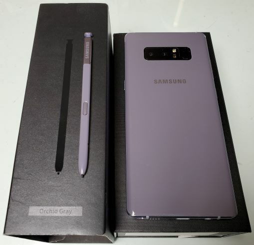 Samsung Note 8 with same brand case & protection for sale in Cell Phones in Burnaby/New Westminster - Image 2