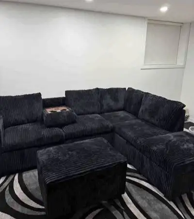 Corduroy Sectional Couch, View more