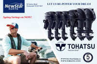 Registration Sale TOHATSU OUTBOARDS  at NewStar Marine NS