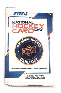NATIONAL HOCKEY CARD DAY - 2024 ... PACKS ... CONNOR BEDARD ?