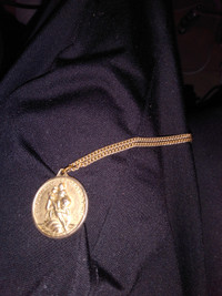 st christopher necklace