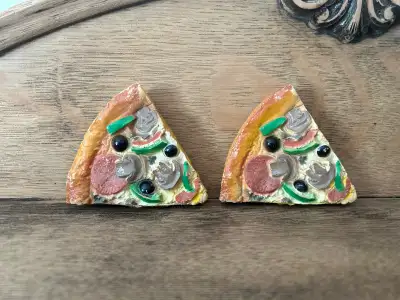 Fake food pizza slices, View more