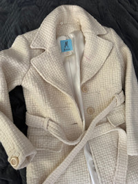 Guess By Marciano Belted Peacoat Jacket Coat Small wool 