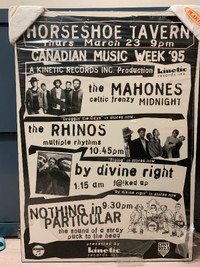 Horseshoe Tavern Canadian Music   Week 1995   Poster