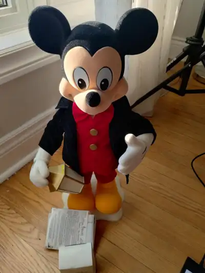 Vintage 1980s Telco Walt Disney 22" Mickey Mouse Christmas, View more