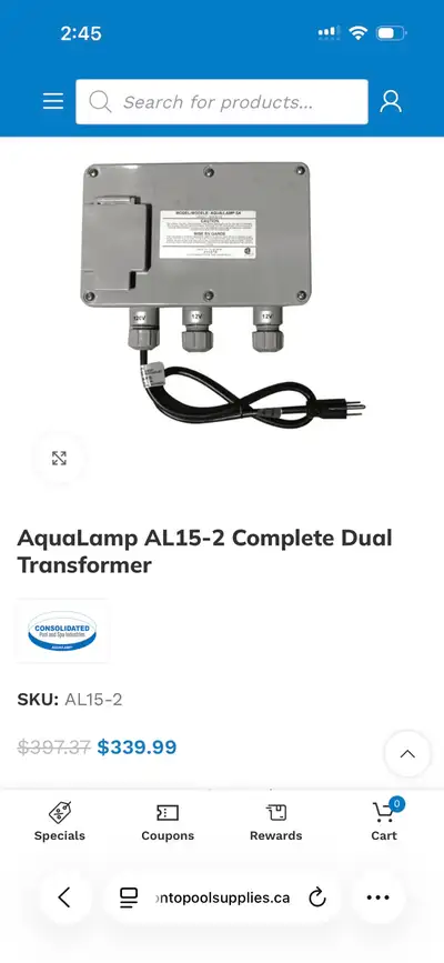 aqua lamp transformer , View more