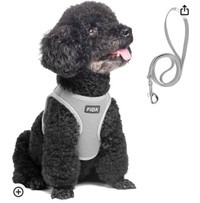 Fida Comfy Dog Harness with Leash, Soft Puppy Vest Escape Proof,