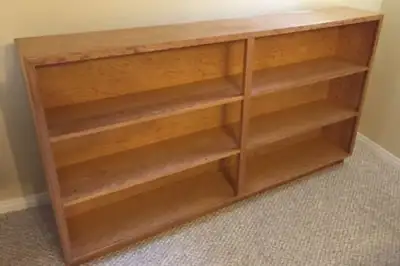 Wooden horizontal bookcase. Shelving unit. PLEASE read the ad carefully My name - My name is Matt Pe...
