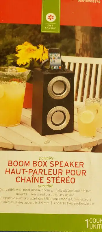 Portable boombox speaker, View more