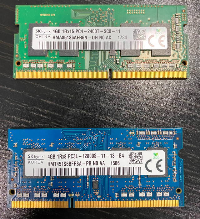 Intel Dual Core E-2160\Q6600 Quad, Hynix 4GB DDR3/DDR4 SO-DIMM in System Components in Oakville / Halton Region - Image 3