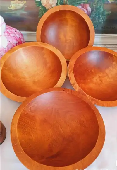 Vintage Baribo-Maid Maple Wood Bowl, View more