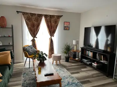 One bedroom available in a two bedroom apartment downtown Charlottetown. Fully furnished, on street...