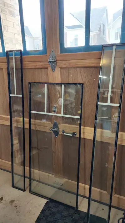 Exterior / Front door glass insert + 2 side panel inserts, View more